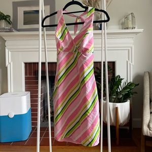 Reversible pink summer dress